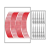 Bajaj Reflektör Kırmızı Pulsar Uyumlu 1 Set Jant Şeridi thumbnail 1