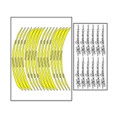 Bajaj Florasan Sarı Pulsar Uyumlu 1 Set Jant Şeridi thumbnail 1