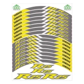 Yamaha Reflektör Sarı Baskı R25 Uyumlu 1 Set Jant Şeridi thumbnail 1