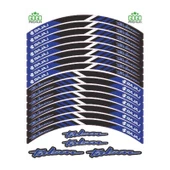 Bajaj Reflektör Mavi Baskı Pulsar Uyumlu 1 Set Jant Şeridi thumbnail 1