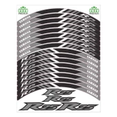 Yamaha Reflektör Gri Baskı R25 Uyumlu 1 Set Jant Şeridi thumbnail 1