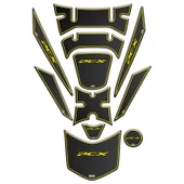 Honda Pcx 2018 - 2020 Uyumlu Tank Pad Set 014 - 1