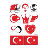 A4 Sticker 059 Tek Paket Çoklu - 1