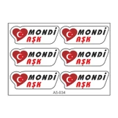 A5 Sticker 046 Tek Paket Çoklu - 1