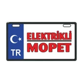 Mavi Elektrikli Mopet E-Bike Plakalık - 1