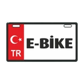 Kırmızı E-Bike Plakalık - 1