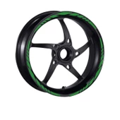 Honda Reflektör Yeşil Pcx Uyumlu Büyük 1 Set Jant Şeridi thumbnail 2