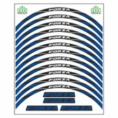 Honda Mavi Reflektör Baskı Forza Uyumlu 1 Set Jant Şeridi thumbnail 2