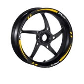 Honda Sarı I Reflektör Baskı Pcx Uyumlu 1 Set Jant Şeridi thumbnail 2