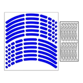 Honda Reflektör Mavi I Forza Uyumlu 1 Set Jant Şeridi thumbnail 2