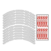 Honda Reflektör Beyaz I Pcx Uyumlu 1 Set Jant Şeridi thumbnail 1