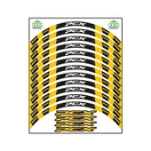 Honda Sarı Iı Reflektör Baskı Pcx Uyumlu 1 Set Jant Şeridi thumbnail 1