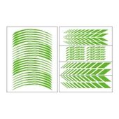 Yamaha Florasan Yeşil Racing R25 Uyumlu 1 Set Jant Şeridi thumbnail 1