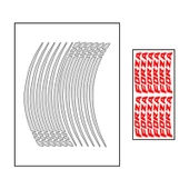 Honda Reflektör Beyaz Iv Forza Uyumlu 1 Set Jant Şeridi thumbnail 2