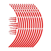 Florasan Kırmızı Kesik 1 Set Jant Şeridi thumbnail 1