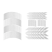 Reflektör Beyaz Racing Şerit thumbnail 1