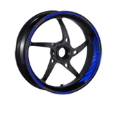 Yamaha Reflektör Mavi Uyumlu Racing Şerit thumbnail 2