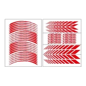 Yamaha Reflektör Kırmızı Racing R25 Uyumlu 1 Set Jant Şeridi thumbnail 1