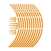 Reflektör Turuncu Kesik 1 Set Jant Şeridi thumbnail 1