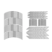 Reflektör Beyaz Suzukı Uyumlu Racing Şerit thumbnail 1