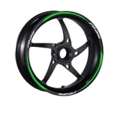 Yamaha Florasan Yeşil R25 Uyumlu 1 Set Jant Şeridi - 2