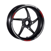 Honda Reflektör Kırmızı Iv Pcx Uyumlu 1 Set Jant Şeridi thumbnail 2