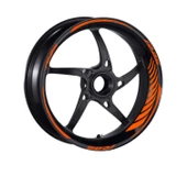 Yamaha Florasan Turuncu Racing R25 Uyumlu 1 Set Jant Şeridi - 2