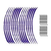 Yamaha Reflektör Mavi R25 Uyumlu 1 Set Jant Şeridi thumbnail 1