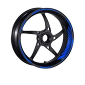 Yamaha Reflektör Mavi Racing R25 Uyumlu 1 Set Jant Şeridi thumbnail 2