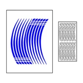 Honda Reflektör Mavi Iv Forza Uyumlu 1 Set Jant Şeridi thumbnail 2