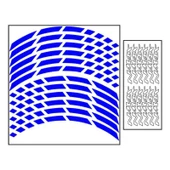 Yamaha Reflektör Mavi Iı Nmax Uyumlu 1 Set Jant Şeridi thumbnail 1