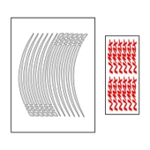 Yamaha Reflektör Beyaz Iv Nmax Uyumlu 1 Set Jant Şeridi thumbnail 1