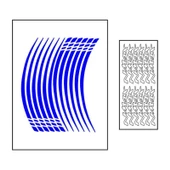 Yamaha Reflektör Mavi Iv Nmax Uyumlu 1 Set Jant Şeridi thumbnail 1