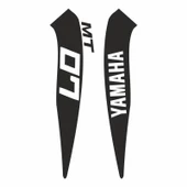 Yamaha Mt07 2014 - 2017 Uyumlu Beyaz Depo Sticker Set - 1