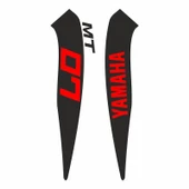 Yamaha Mt07 2014 - 2017 Uyumlu Kırmızı Depo Sticker Set - 1