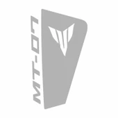 Yamaha Mt07 2014 - 2017 Uyumlu Beyaz Siperlik Sticker Set - 1