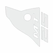 Yamaha Mt-25 Uyumlu Beyaz Siperlik Sticker Set - 1