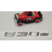 Bmw 530e Bagaj Krom Metal 3M 3D Yazı Logo thumbnail 3