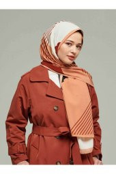 Karmen Serisi Dinamik Şal Bordo Somon thumbnail 1