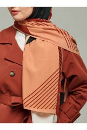 Karmen Serisi Dinamik Şal Bordo Somon thumbnail 2