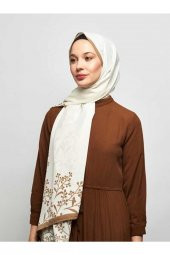 Inci Serisi Vizon Papaver Desenli Şal thumbnail 1