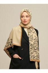 Karamel Serisi Papaver Desenli Şal thumbnail 1