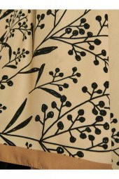 Karamel Serisi Papaver Desenli Şal thumbnail 3