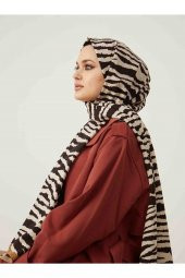 Kadın Çikolata Serisi Hint Desenli Şal thumbnail 2