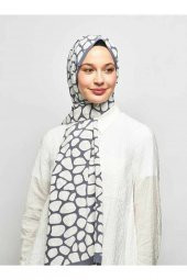 İnci Serisi Gri Dama Desenli Şal thumbnail 1