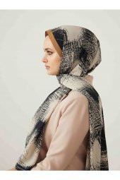 Kadın Karamel Serisi Harmony Desenli Şal thumbnail 2