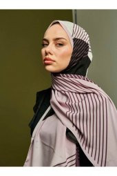 Kadın Mürdüm Karmen Serisi Dinamik Şal thumbnail 1