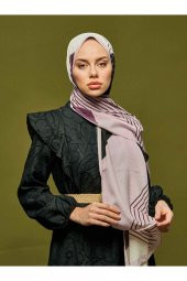 Kadın Mürdüm Karmen Serisi Dinamik Şal thumbnail 3