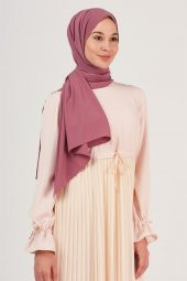 Kadın Gül Kurusu Trend Medine Ipeği Şal 48 thumbnail 2