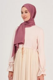 Kadın Gül Kurusu Trend Medine Ipeği Şal 48 thumbnail 3